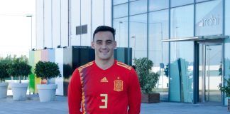 Antonio Herrero con la sub-19