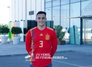 Antonio Herrero con la sub-19