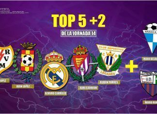 TOP 5+2 de la Jornada 14 en el Grupo 5
