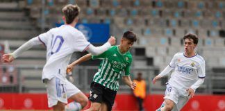 Dani Pérez, jugador del Real Betis Balompié