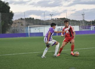 Victoria del filial de Unionistas ante el Real Valladolid juvenil Real Valladolid Unionistas B