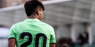 Txus Vizcay en un partido del Athletic Temporada 22-23
