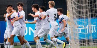 Gol 0-1 Chadi Riad en el partido Inter - Barca Youth League jornada 3 temporada 2022-2023