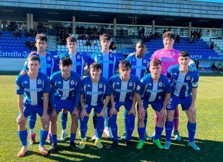 Victoria del Deportivo de la Coruña frente a una guerrera SD Compostela