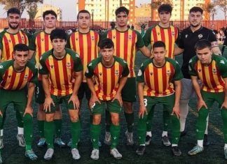 El CD Castellóon tras su derrota contra el Elche