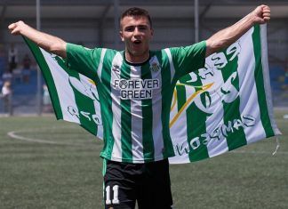 El gol viste de verde y blanco