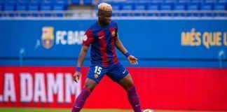 Mikayil Faye (2004) llegó al Barça este verano y ya es pieza clave en el filial. Destaca por su físico y puede ser clave en el futuro culé.