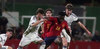 Partido loco con goles entre España e Italia sub-17