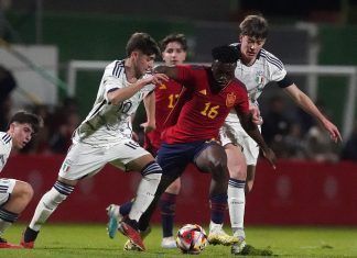 Partido loco con goles entre España e Italia sub-17