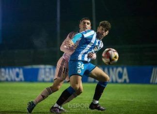 Rubén Fernández pide paso en el Dépor Rubén Fernández pide paso en Coruña