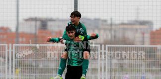 Celebración de gol de La Cruz Villanovense