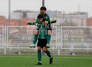 Celebración de gol de La Cruz Villanovense