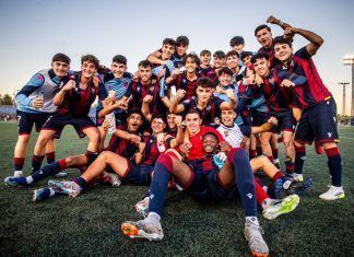 Previa Copa del Rey: Real Oviedo – Levante Celebración del Levante tras pasar a cuartos de copa