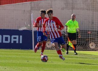 Monserrate debuta con el Atleti B Monserrate debuta con el Atleti B