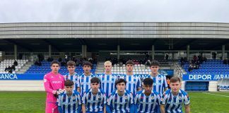 El Depor golea ante el Perinés
