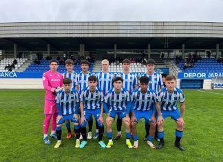 El Depor golea ante el Perinés