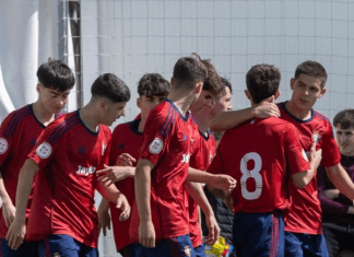 Osasuna se da un festín goleador en Tajonar Osasuna se dio un festín