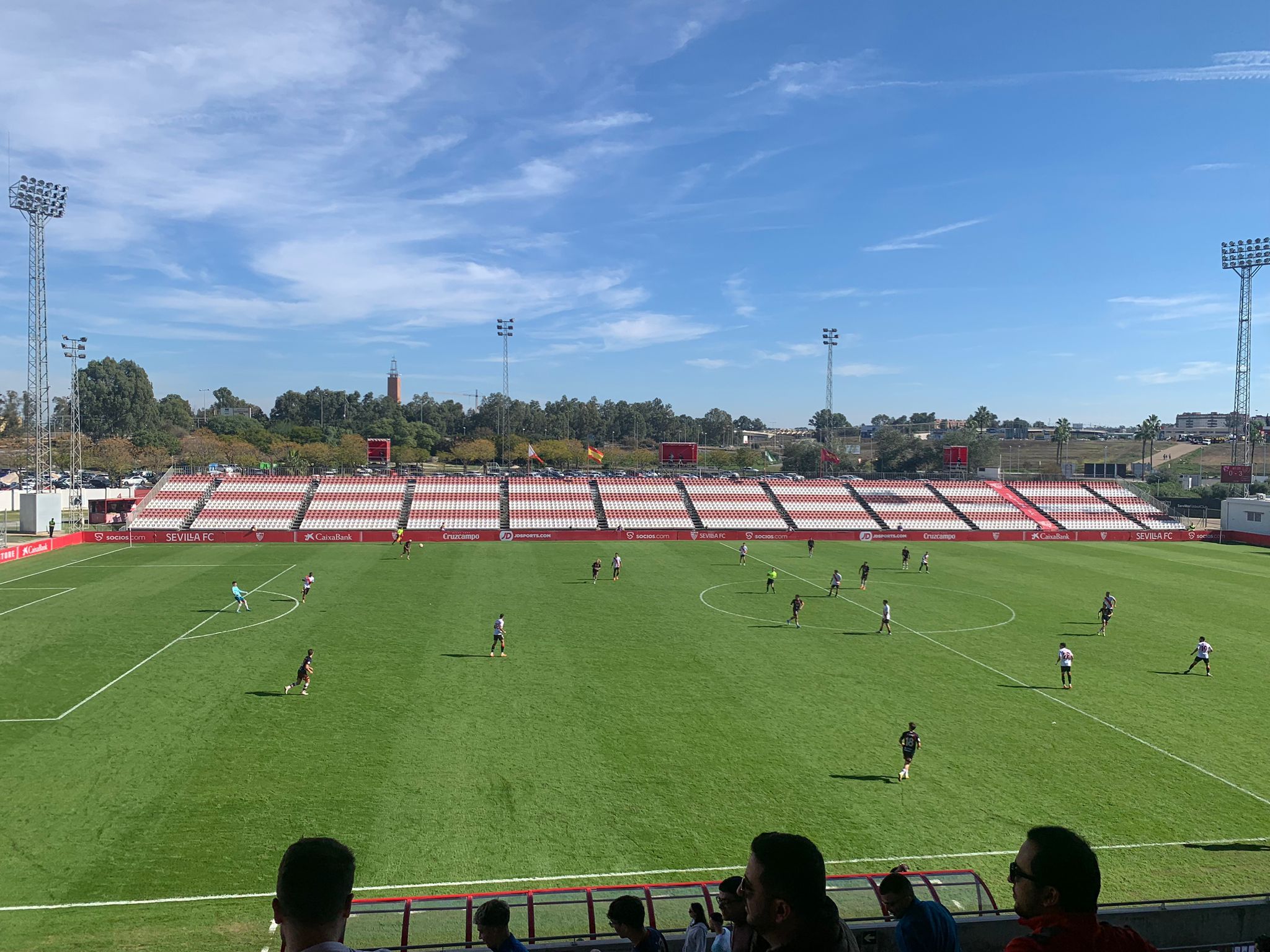 Estadio Jesús Navas en una de las ocasiones del conjunto visitante