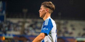 Davinchi en el partido ante el Hércules