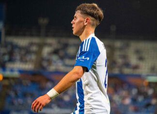 Davinchi en el partido ante el Hércules