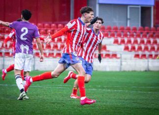 El Atleti gana ante un buen Valladolid El Atleti gana ante un buen Valladolid