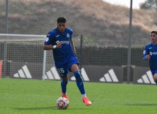 La Selección Sub-17 pesca en Getafe