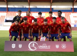 España gana frente a Noruega