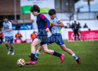 Marcos Parriego con el Barça Atlètic