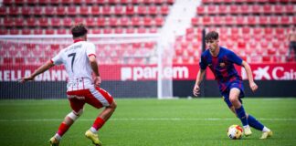 Empate sin goles en el mini derbi catalán entre Girona FC B y Barça Atlètic