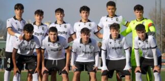 Empate insuficiente para Burgos y Unión Adarve. Foto: cuenta de X de la cantera del Burgos