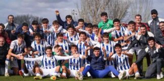 El balón parado le da la Copa del Rey al Leganés. Foto: cuenta de X de la cantera del CD Leganés