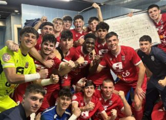 El Diocesano gana la ‘final’ de Badajoz gracias al gol de Marcos García que decide un derbi muy igualado por la salvación