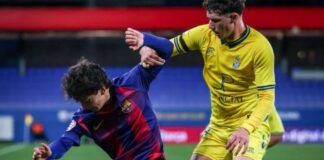 Dominio total y clasificación. Foto: cuenta de X de la cantera del Barcelona.