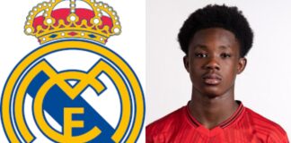 Clifford Nana es un posible refuerzo del Real Madrid. Fotos: Wikipedia y página web de la Damm.