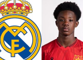 Clifford Nana es un posible refuerzo del Real Madrid. Fotos: Wikipedia y página web de la Damm.