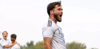 El Real Madrid Juvenil A golea y hunde a la U.D. La Cruz Villanovense