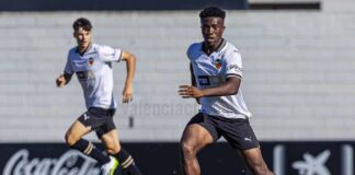 David Otorbi renovará en los próximos días con el Valencia. FOTO: Valencia CF