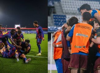 Barcelona y Deportivo de la Coruña
