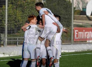 El Real Madrid arrasa al Diocesano. Foto: JuvenilDH.