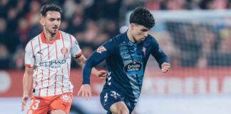 Andrés Antañón se ha convertido en el nuevo niño de Giráldez. Foto: cuenta de X del Celta de Vigo.