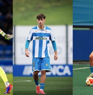 Los jugadores a seguir del Deportivo en Copa. Fotos: cuentas de Instagram de Anxo, Mauro Valeiro y Lucas Castro.