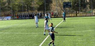 El Rayo Alcobendas rescata un punto ante el Sporting Hortaleza. Foto: propia.