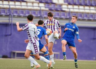 El Pucela gana al Getafe 2-1 en casa gracias a los tantos de Aitor Durán y Hugo Calvo y ya mira hacia arriba.