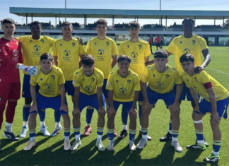 El Cádiz se da un festín de goles y derrota al Calavera