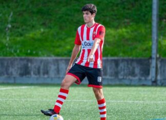 El Athletic se interesa por Paul Arrizabalaga. Foto: cuenta de X de Las Vacas de Lezama.