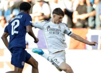 El Real Madrid creyó hasta el final. Foto: cuenta de X de la cantera del Real Madrid.