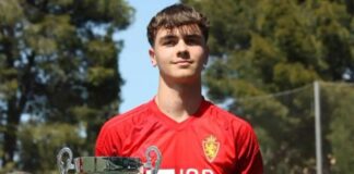El joven canterano del Real Zaragoza forma parte de la expedición de la Sub-16 para los próximos entrenamientos.