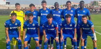El Getafe golea y espera al Real Madrid como líder