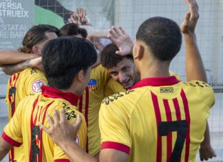 El fútbol base del Sant Andreu, también en el «exilio»