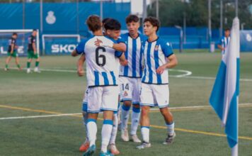 El Espanyol jugó en césped artificial
